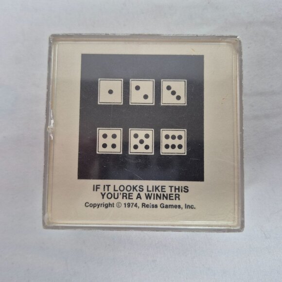 1974 VINTAGE Handheld Dice Flipping Coffee Table Game GREAT CONDITION!!! - Picture 2 of 8